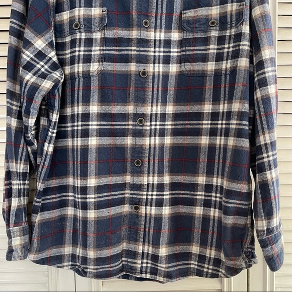 Jacks Button Up Flannel Shirt Size M - Picture 3 of 14